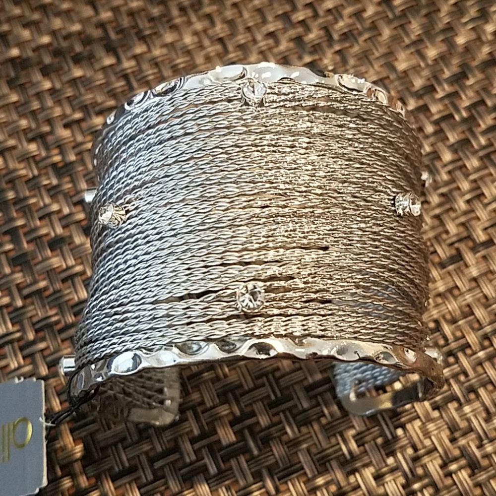 Silver plated bracelet